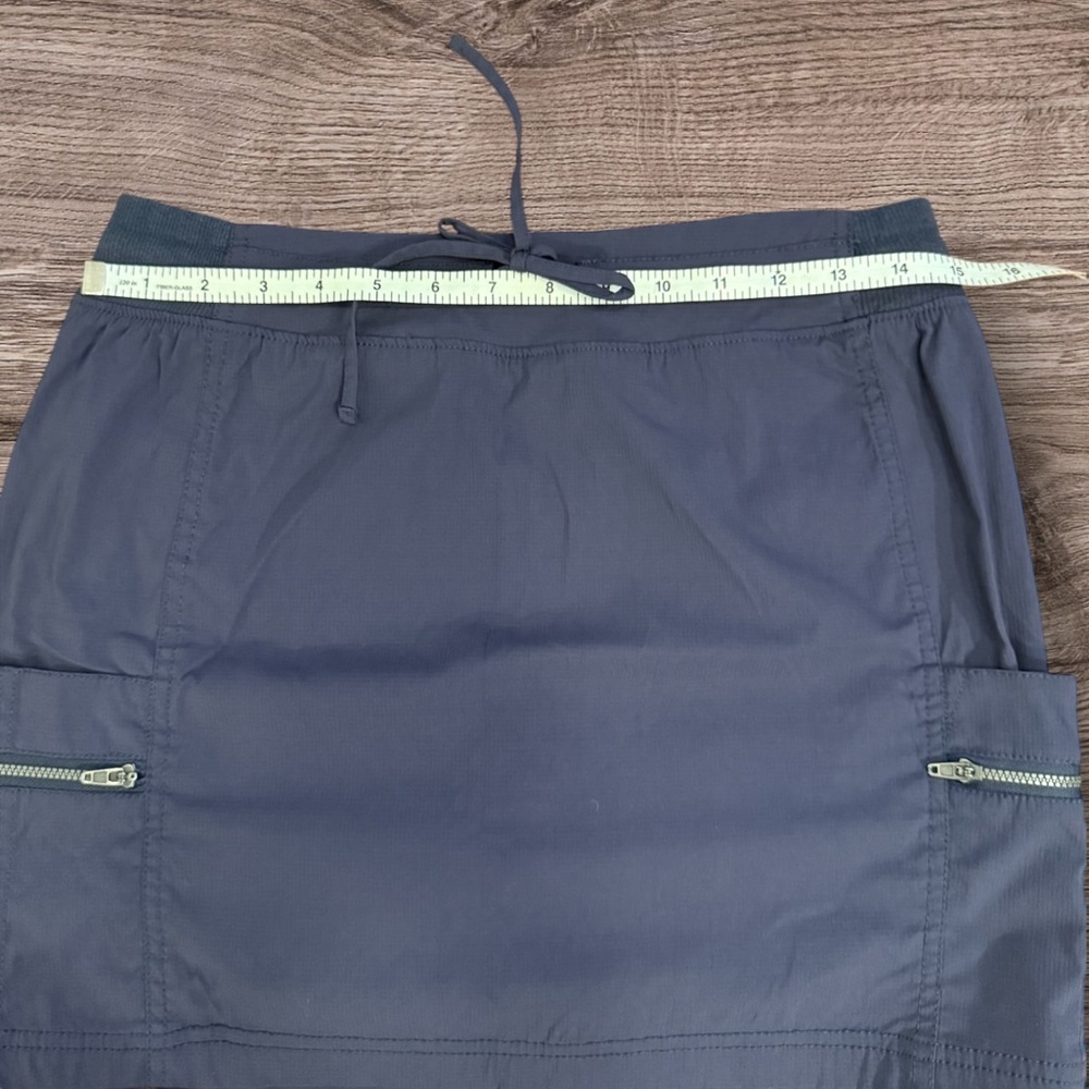 TE VERDE Womens Navy Blue Cargo Mini Skort Size Small - Picture 8 of 9